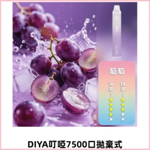 DIYA叮啞7500口拋棄式大容量一次性電子煙3%